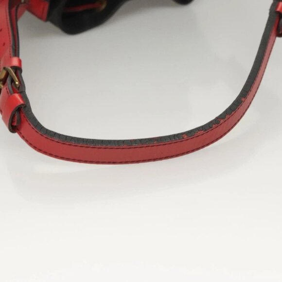 LOUIS VUITTON Epi Noe Shoulder Bag Bicolor Black Red - Picture 7 of 16